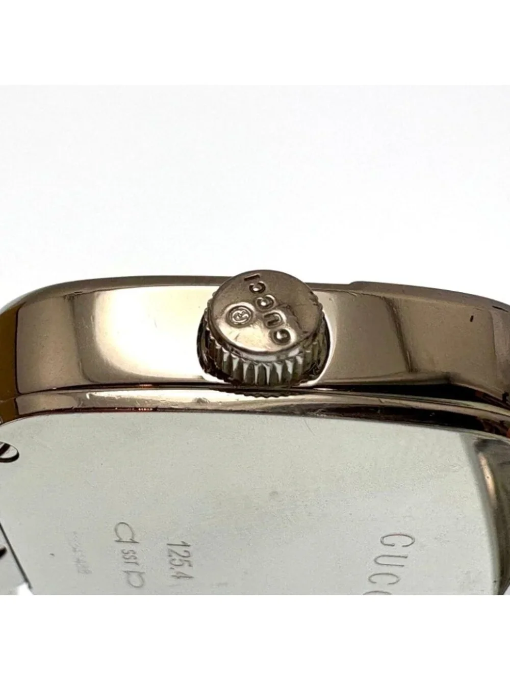 Gucci G Collection 125.4 Watch Stainless Steel White Shell Dial Quartz